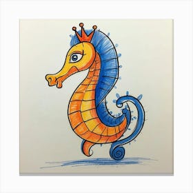 Seahorse 12 Canvas Print