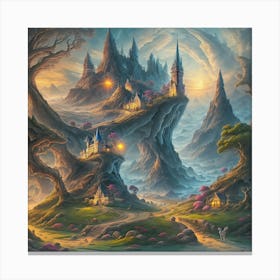 Fairytale Castle 1 Canvas Print