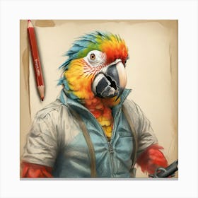 Parrot 34 Canvas Print