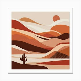 Desert Landscape 4 Canvas Print