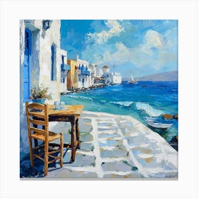 Mykonos, Island Greece Canvas Print