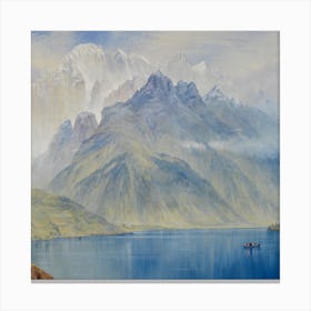 View Of Lake Taupo Canvas Print