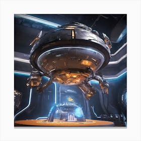 Spaceship 42 Canvas Print