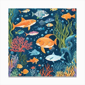 Underwater World 1 Canvas Print