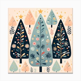 Christmas Trees 6 Canvas Print