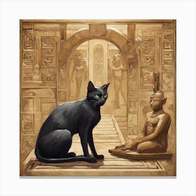 Egyptian Cat 3 Canvas Print