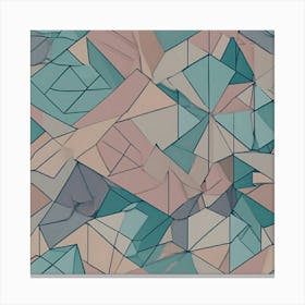 Abstract Geometric Pattern 2 Canvas Print