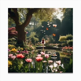 Butterfly Garden 8 Canvas Print