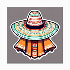 Mexican Hat 5 Canvas Print