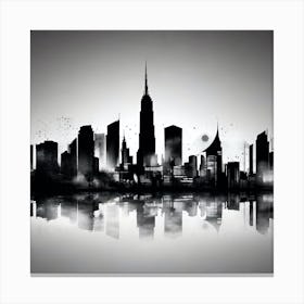 New York City Skyline 54 Canvas Print