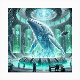 Glacius Creation And Connection To Uranus Canvas Print