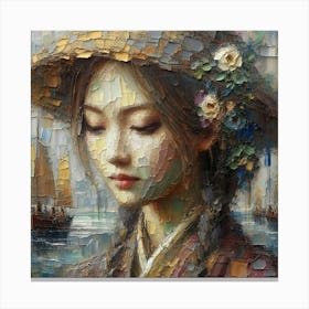 Asian Woman Canvas Print