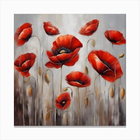 Poppies 3 Canvas Print