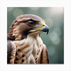 Photo Photo Majestic Falcon Staring With Sharp Talons In Focus 0 Canvas Print