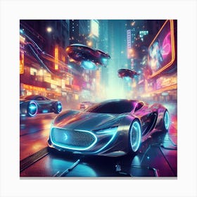 Futuristic Car 5 Canvas Print