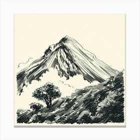 Ecuador Mountain Canvas Print