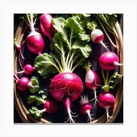 Radishes 48 Canvas Print