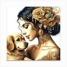 Golden Retriever 5 Canvas Print