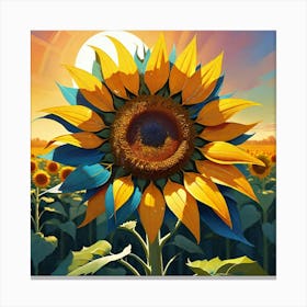 Sunflower 37 Canvas Print