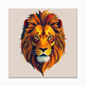 Lion Head 5 Canvas Print