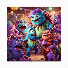 Monsters Inc 1 Canvas Print