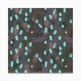 Dragonfly Fabric Canvas Print