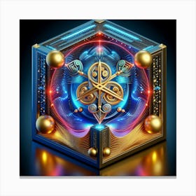 Quantum Cube 2 Canvas Print