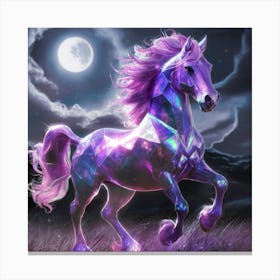 The Amethyst Stallion Canvas Print