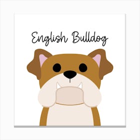 English Bulldog Canvas Print