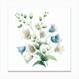 Flowers of Bells Canvas Print