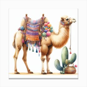 Camels Canvas Print