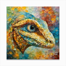 Friendly Reptile Canvas Print