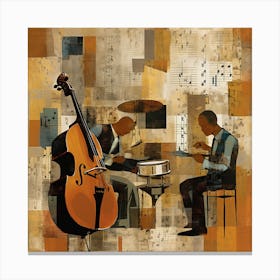 Jazz Musicians 16 Canvas Print
