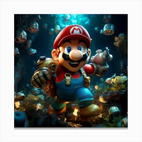 Mario Bros 15 Canvas Print