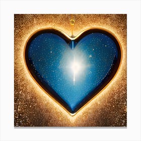 Heart Of Gold 1 Canvas Print