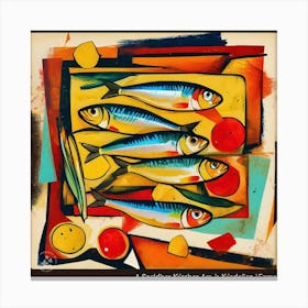 Sardine Kitchen Canvas Print