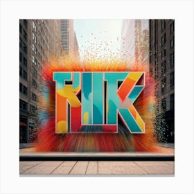 A Digital Design Of A Contemporary Appreciation Sign Written With Sprinklings Of Bold Typography O (6) Canvas Print