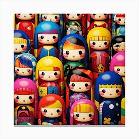 Asian Dolls 6 Canvas Print