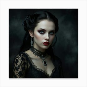 Gothic Beauty 1 Canvas Print