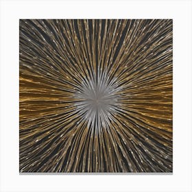 Gold Burst Canvas Print