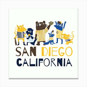 San Diego California Canvas Print