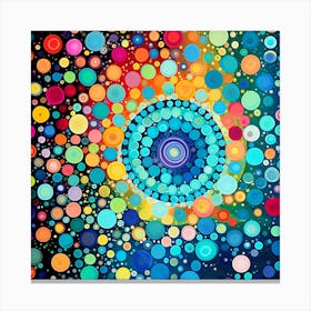 Abstract Circles 1 Canvas Print