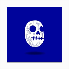 Bone China (Blue) Canvas Print