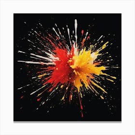 Explosion Of Color Canvas Print