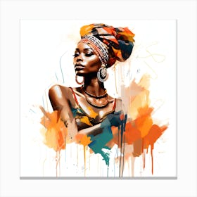 African Femela Faces Csaba Fikker 1 Canvas Print