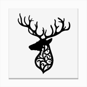 Deer silhouette Canvas Print