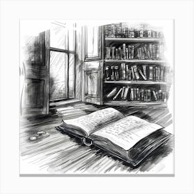 Open Book 2 Canvas Print