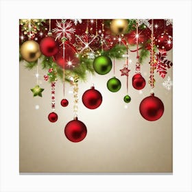 Christmas Background 6 Canvas Print