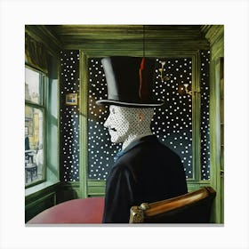 'The Man In The Top Hat' 1 Canvas Print
