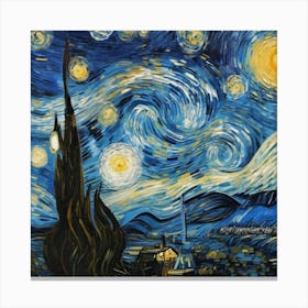 van gogh Starry Night Canvas Print